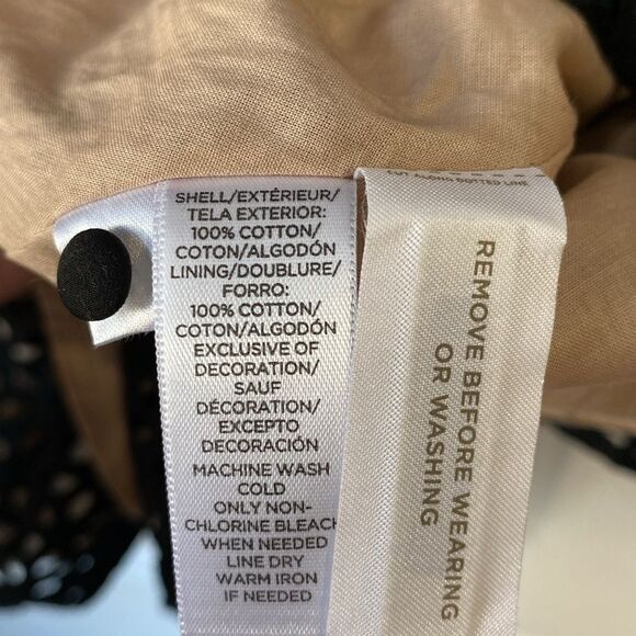 Loft Flower Pattern Eyelet Sleeveless Dress size 2 - Picture 11 of 11